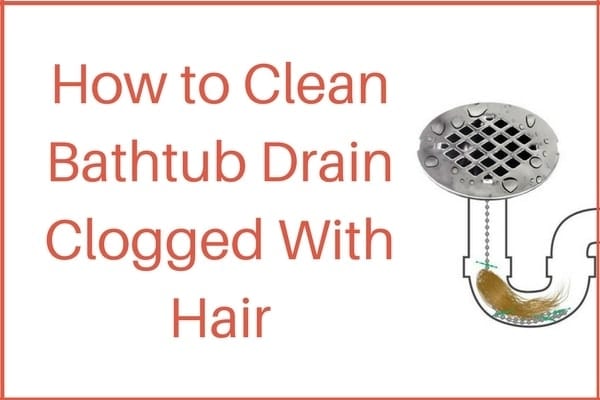 hair clogged drain