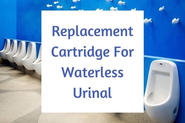 Replacement cartridge for waterless urinal